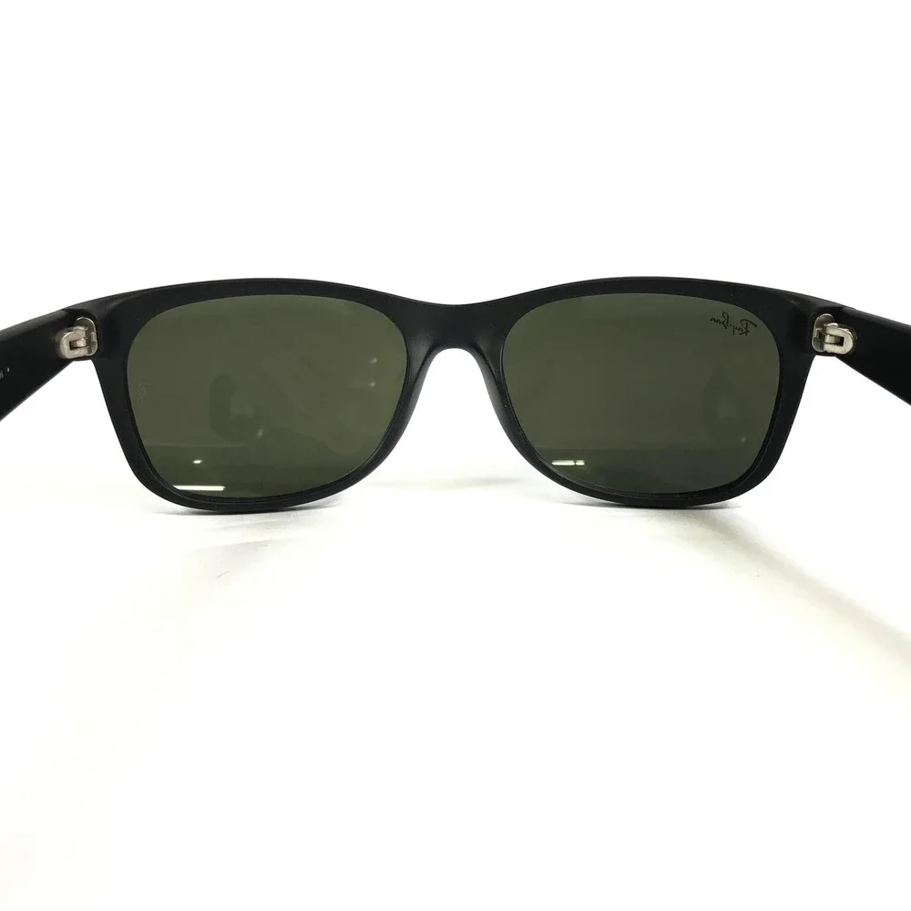 Ray-Ban Sunglasses RB2132 NEW WAYFARER 622/30 Matte Black w/ Silver Flash 55 mm